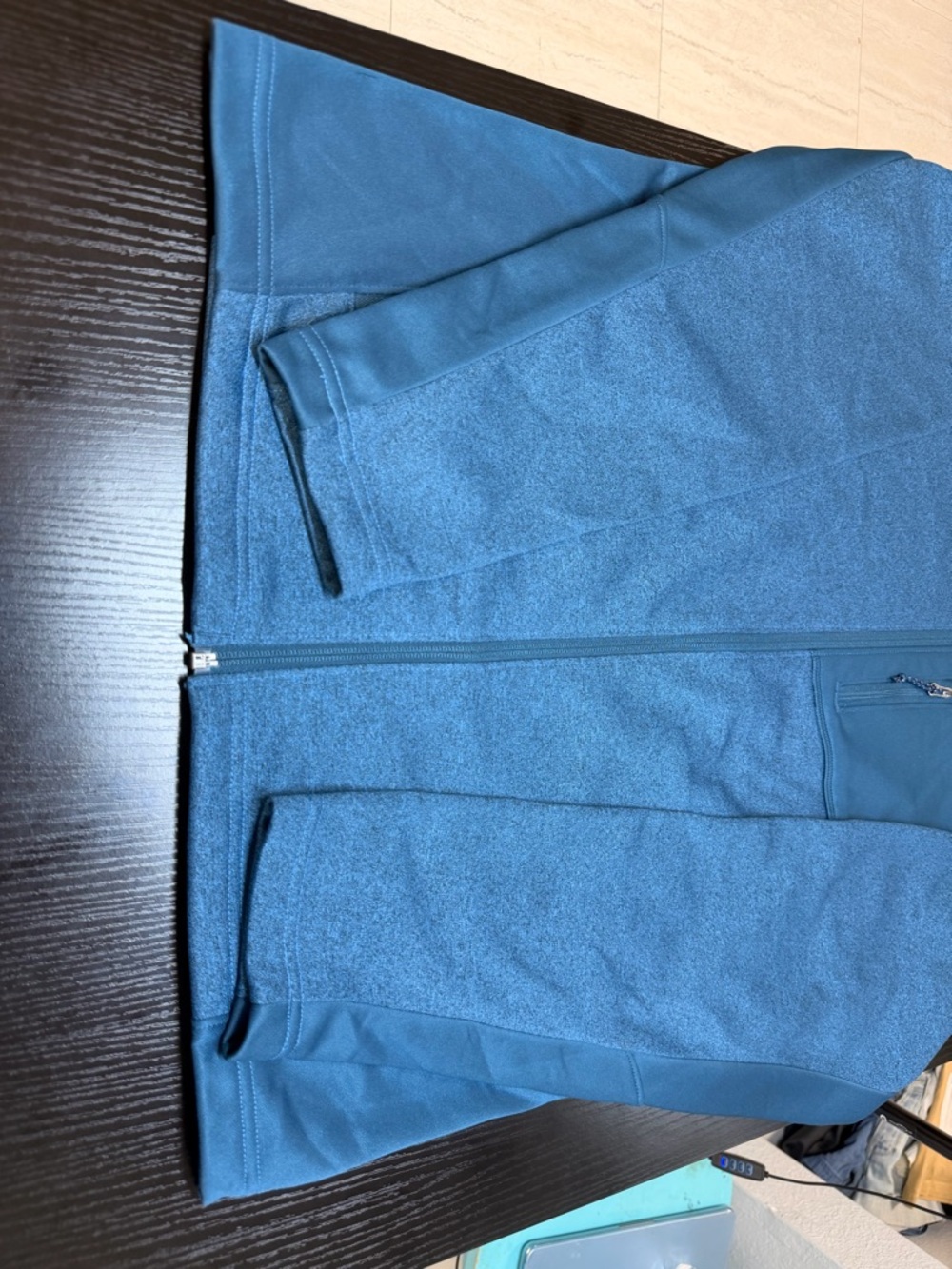 Columbia Men's Teal Blue Hooded Puffer Jacket - Picture 2 of 4